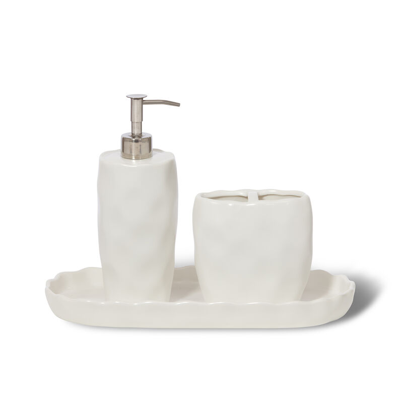 FRENCH IMPRESSIONS 3PC BATH ACCESSORY SET image number 0