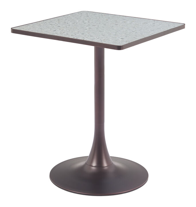 Spot Bistro Table Gray & Bronze
