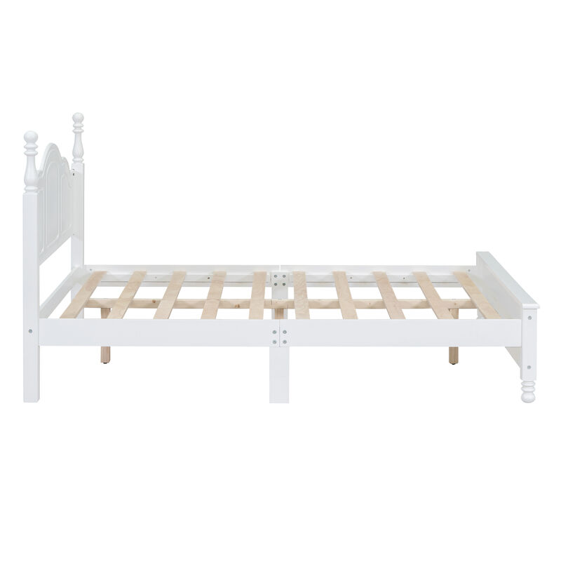 Merax Retro Style Platform Bed.