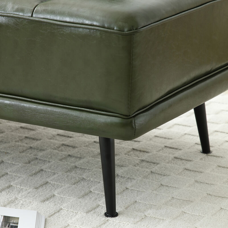 Cabdux Modern loveseat With side table image number 6