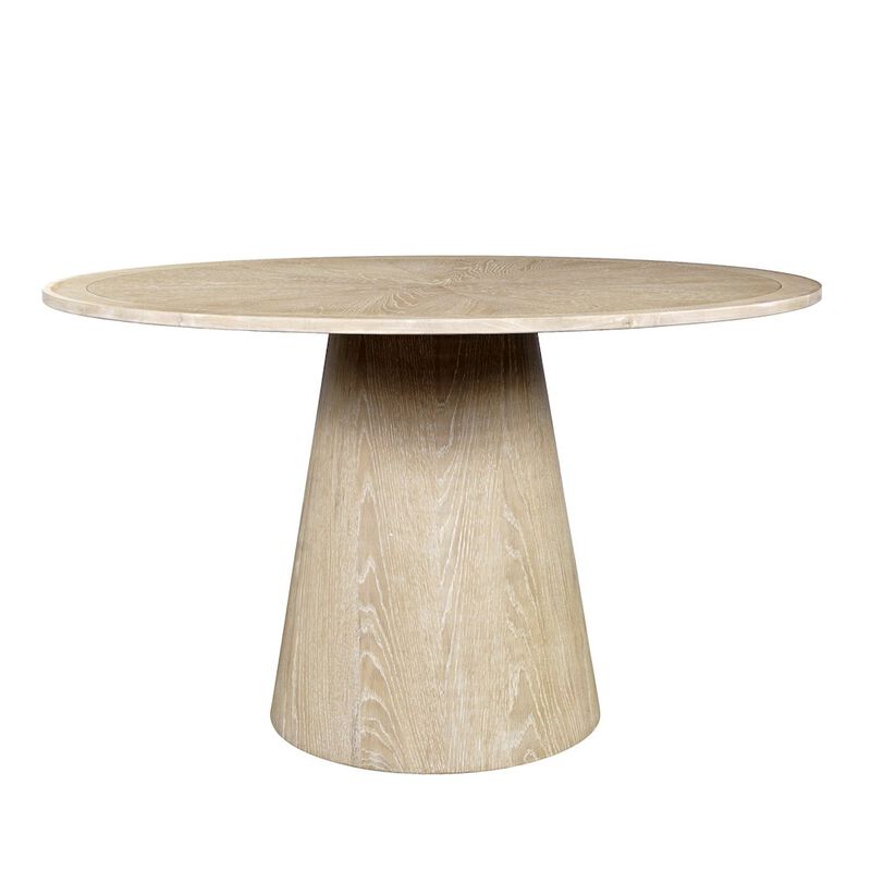 Jofran Bonn Mid-Century Modern 50 Round Pedestal Dining Table