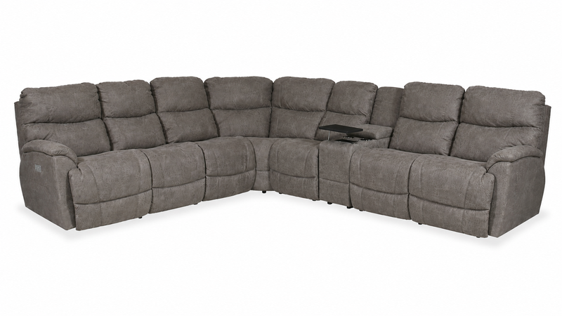Trouper Sable 6-Piece Power Sectional with Console image number 0