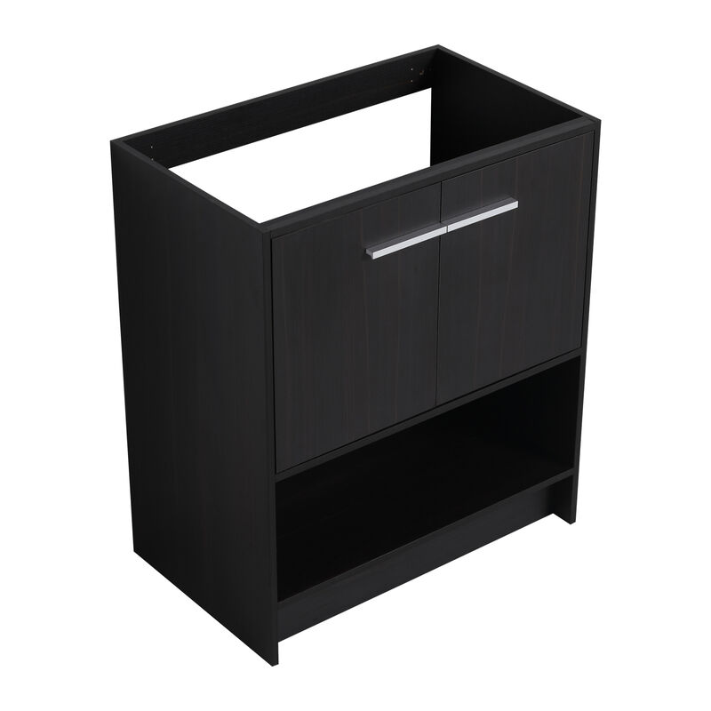 ELEMENT ACE Freestanding Bathroom Vanity, Open Bottom Storage Compartment Scratch Water Resistant Plywood Construction for Bathrooms image number 0