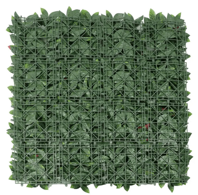 Artificial Photinia Hedge Panel Wall 40" x 40" 11SQ FT Commercial Grade UV Resistant