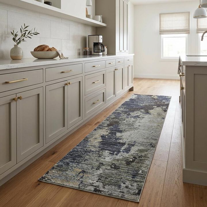HomeRoots Abstract Runner Rug