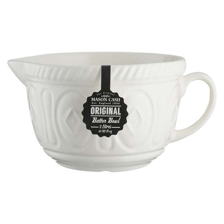 Mason Cash Color Mix Cream Batter Bowl, 2.11 Quart