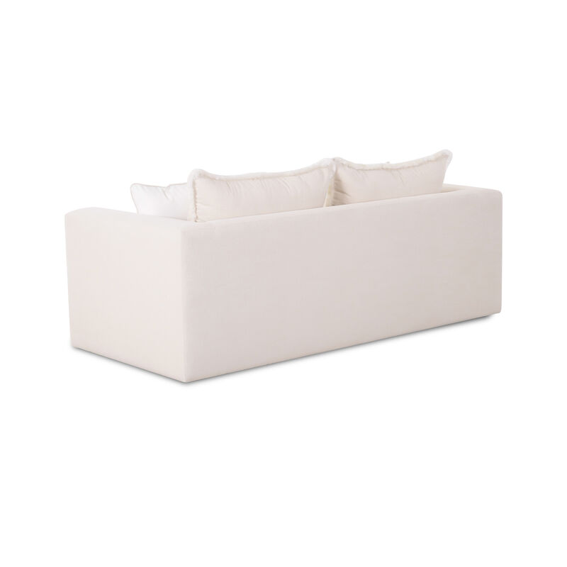 Salty Cream Performance Petite Boucle Outdoor Sofa image number 3