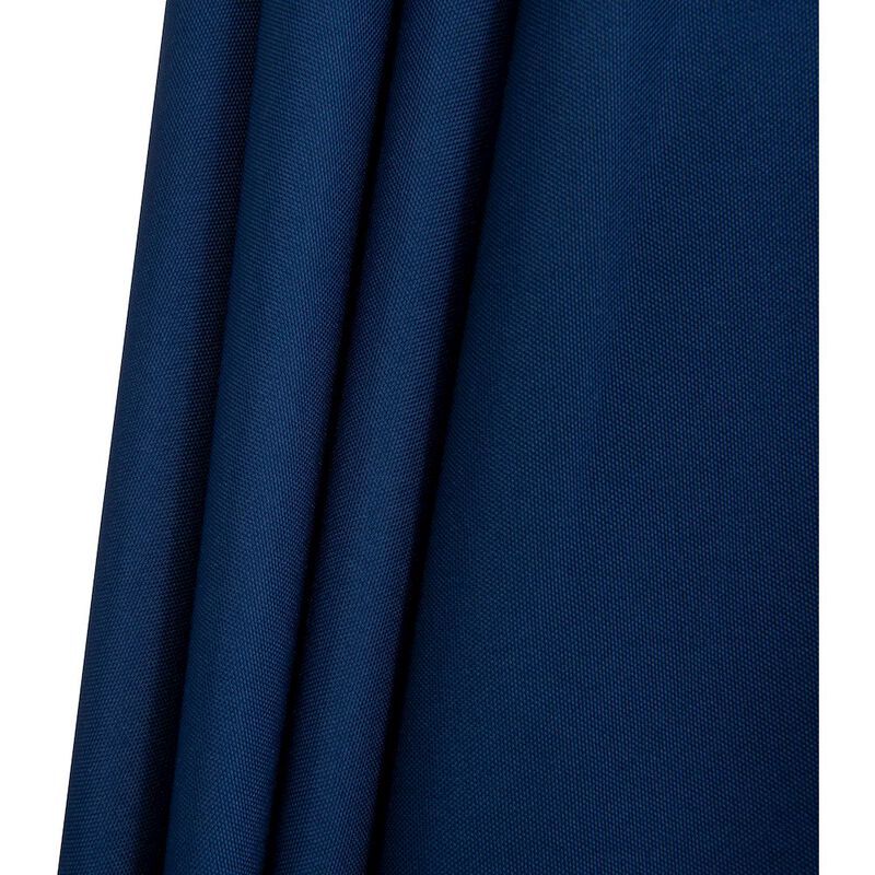 Meridian Furniture Fiji Navy Fabric / Matte White Aluminum Patio Umbrella with Base Sets