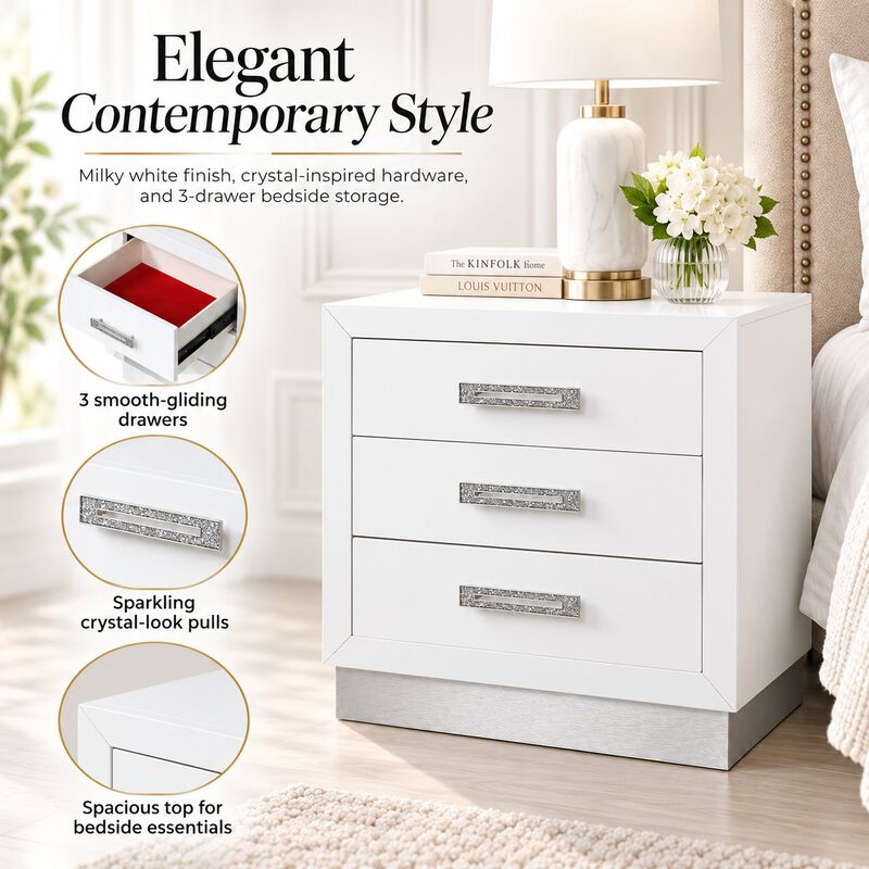 Selmoraine 3-Drawer Nightstand image number 4
