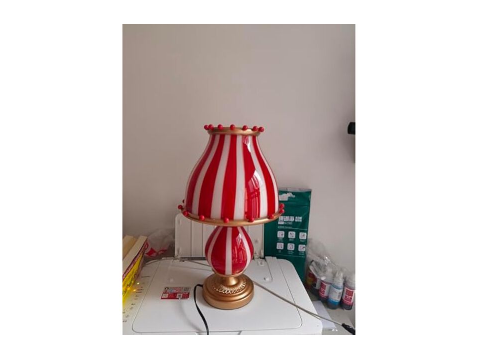 Dimmable Metal Glass Desk Lamp For Bedroom Bedside Desk White