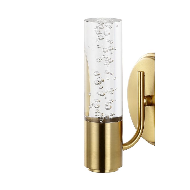 Bolha Minimalist Modern Bubble Acrylic/Iron Integrated LED Vanity Light