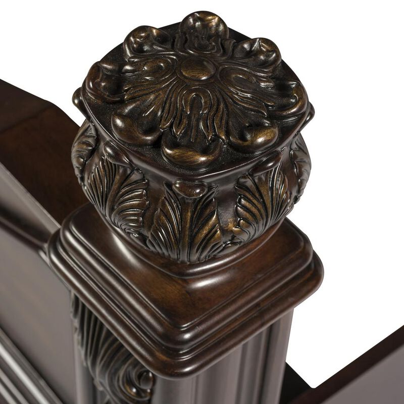 Liberty Furniture Messina Estates King Poster Headboard in Cognac image number 4
