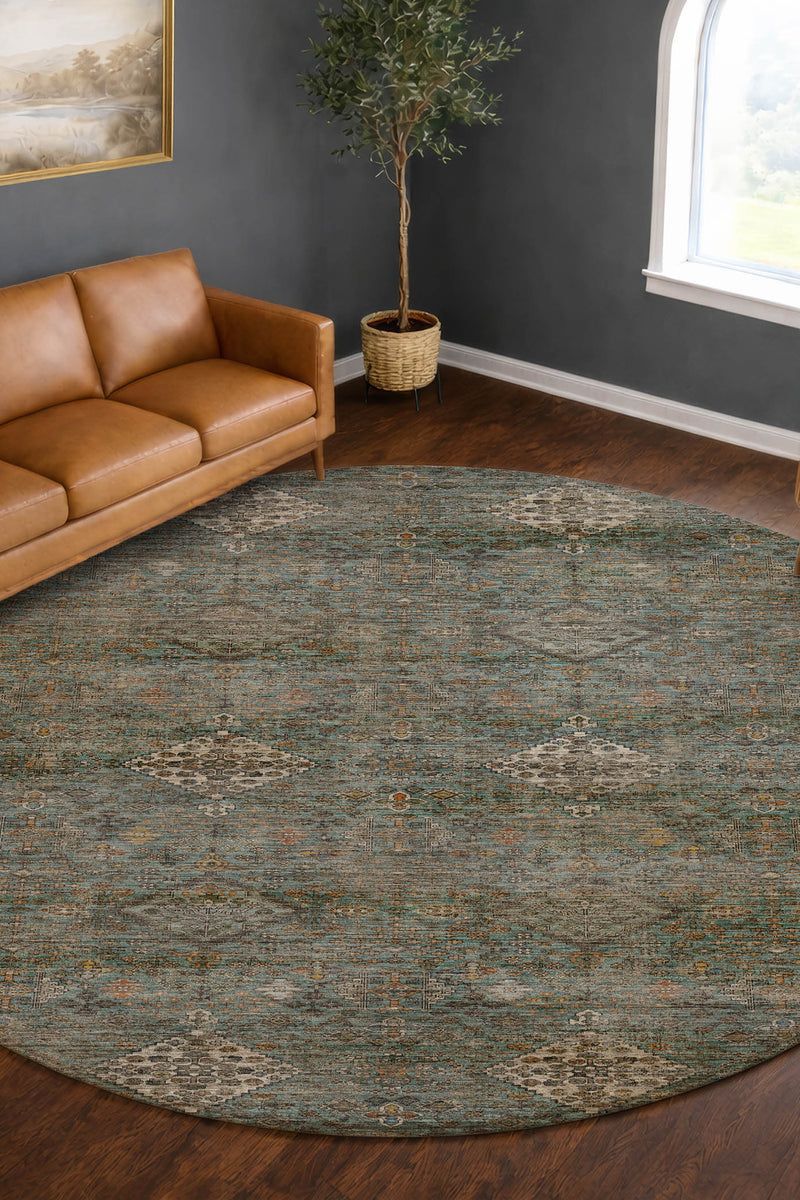 Aristo AR1 Teal 9' x 12' Rug image number 3