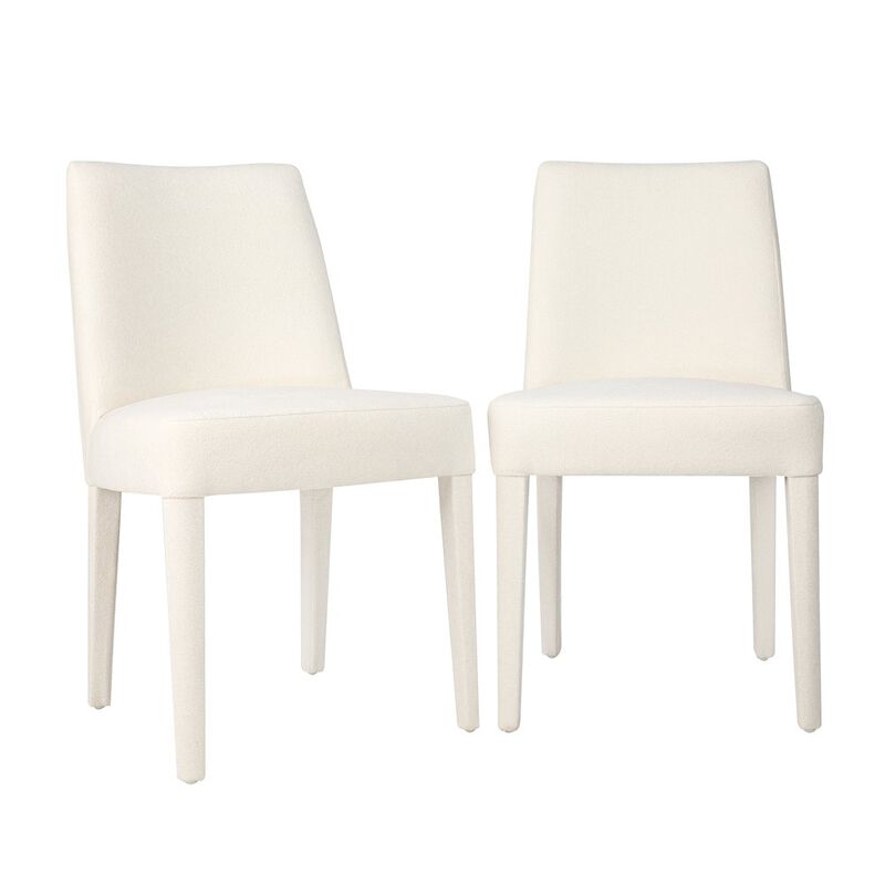 Jofran Mid-Century Modern Contemporary Upholstered Vintage Dining Chair (Set of 2)