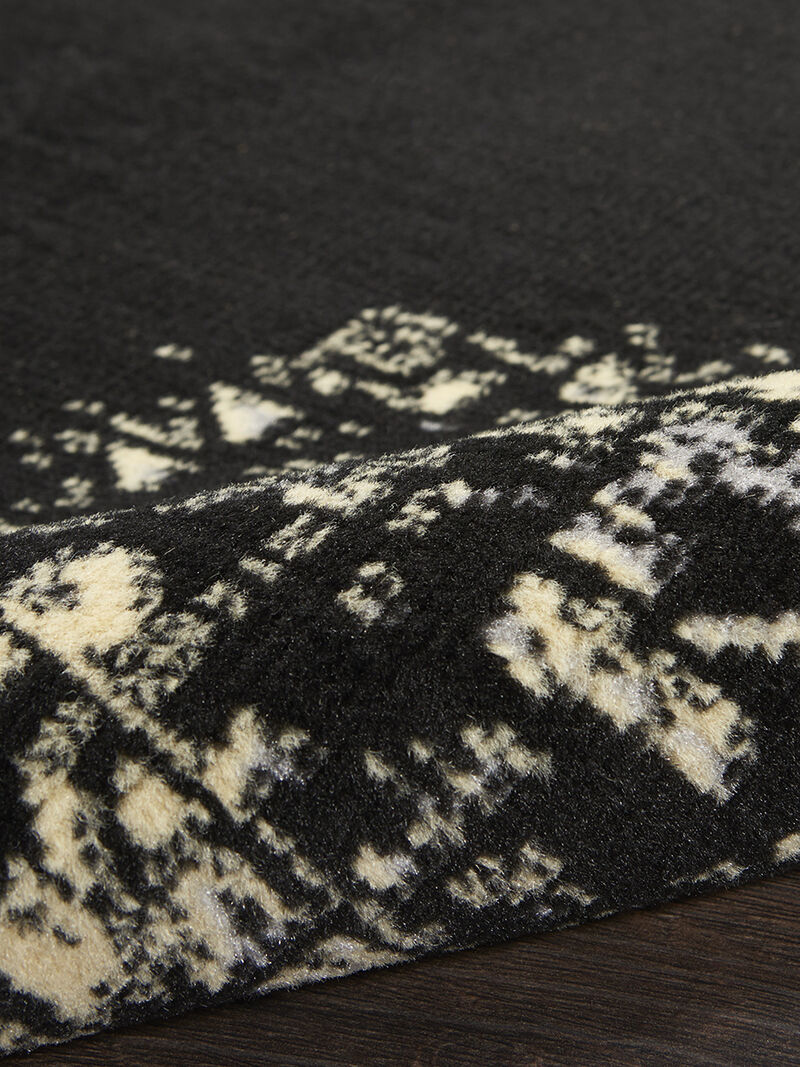 Grafix GRF14 Black 2'3" x 7'6" Rug