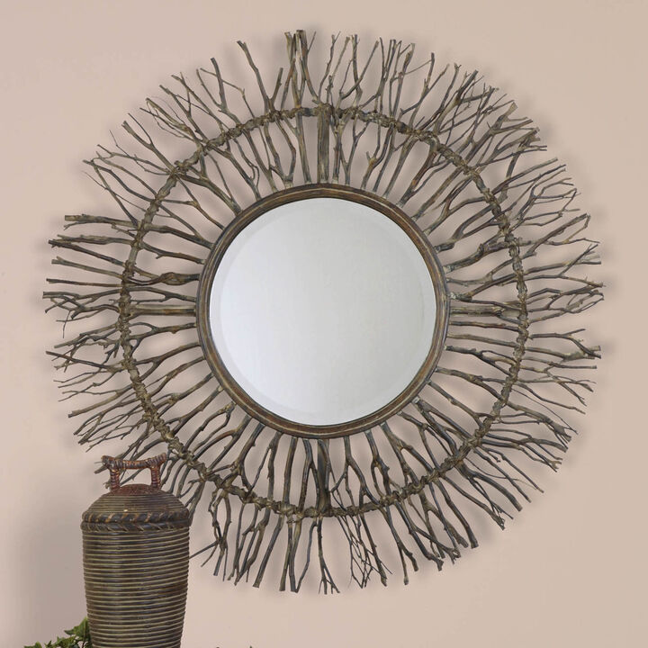 Josiah Woven Mirror