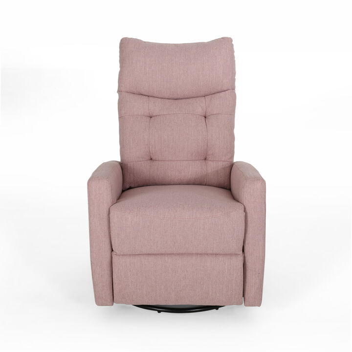 Merax High Back Swivel Glider Recliner Chair