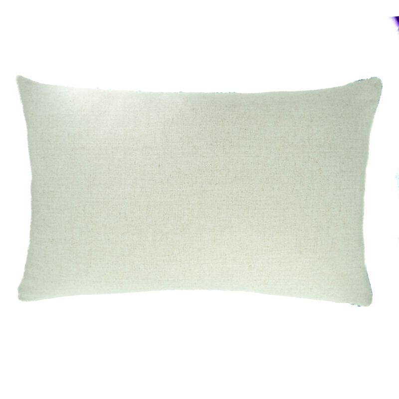 Catwalk Silk Velvet Ikat Pillow, 16" X 24" Case Only
