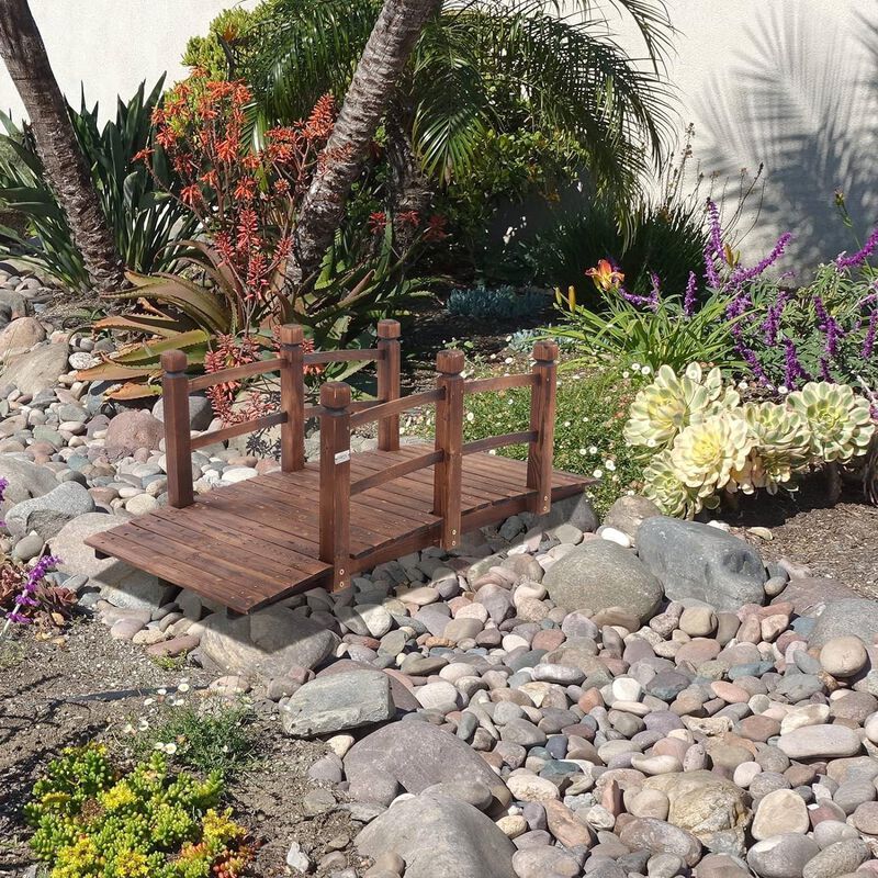 Outdoor Garden Bridge for Enhancing Landscaping and Adding Charm to Your Garden or Yard