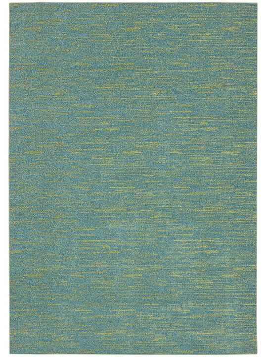 Nourison Essentials NRE01 Blue/Green 3' x 5' Rug