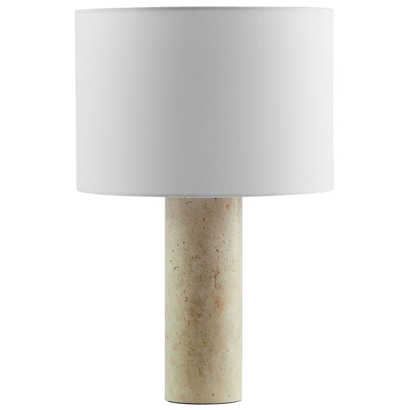 Modway Zenith Travertine Stone Pillar Table Lamp in Travertine image number 0