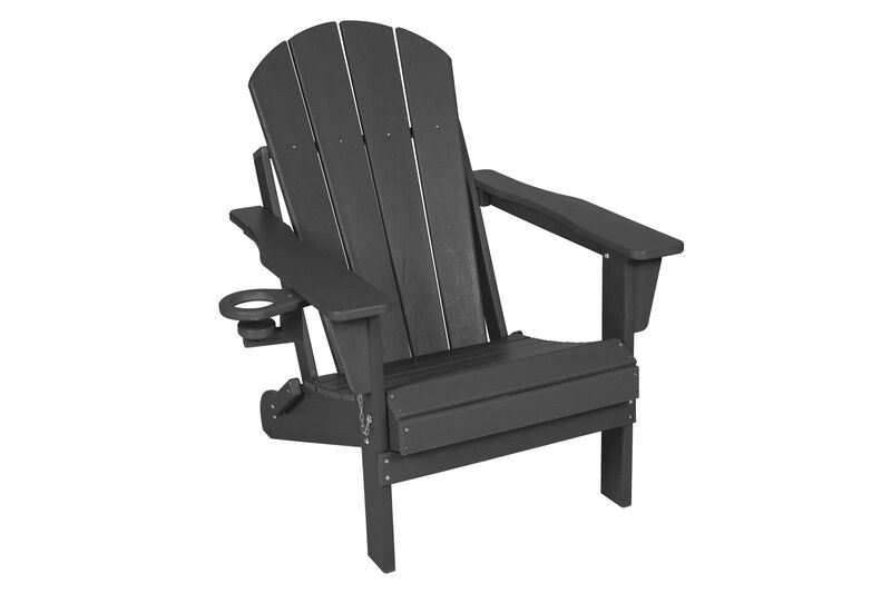 Hivvago Adirondack Chair with Dual Cup Holders image number 0