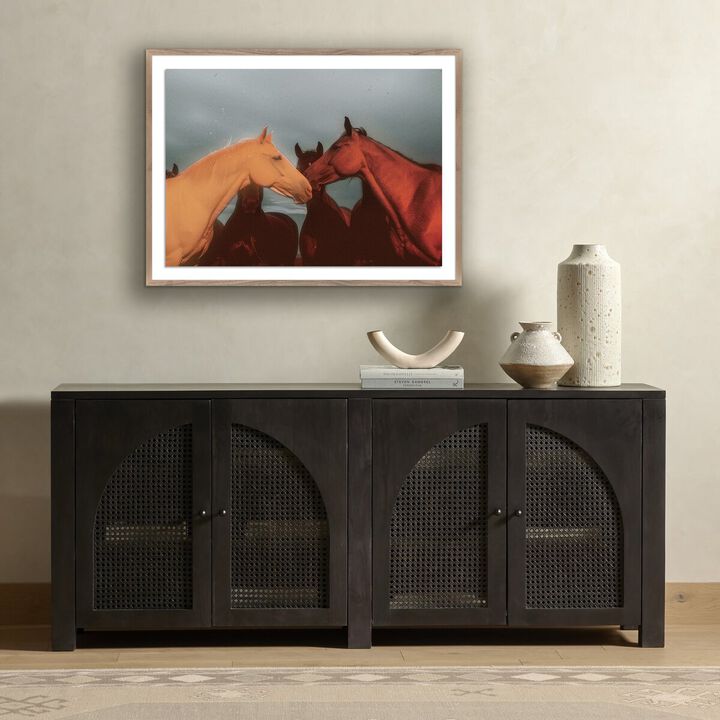 Sunset Horses by Coup d'Esprit