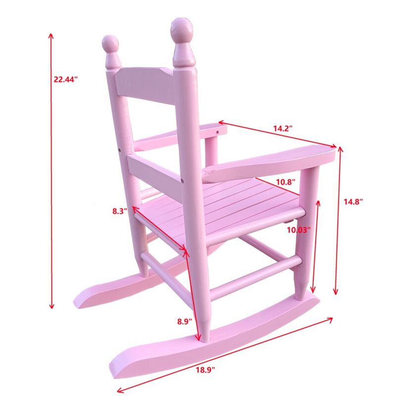 Kumker Kids Solid Wood Rocking Chair image number 8