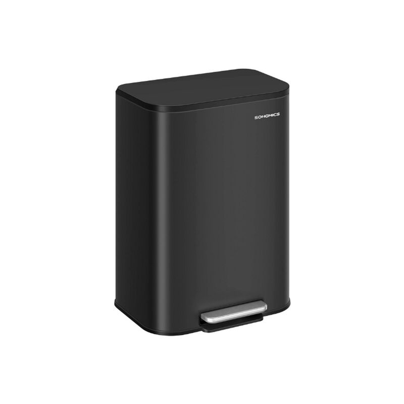 Kitchen Trash Can with Lid &ndash; 13-Gallon (50L) Waste Bin for Everyday Use in Home, Pantry, or Breakroom