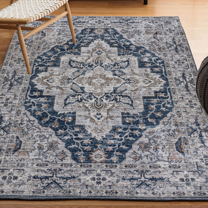 Didim Boho Medallion Machine-Washable Area Rug