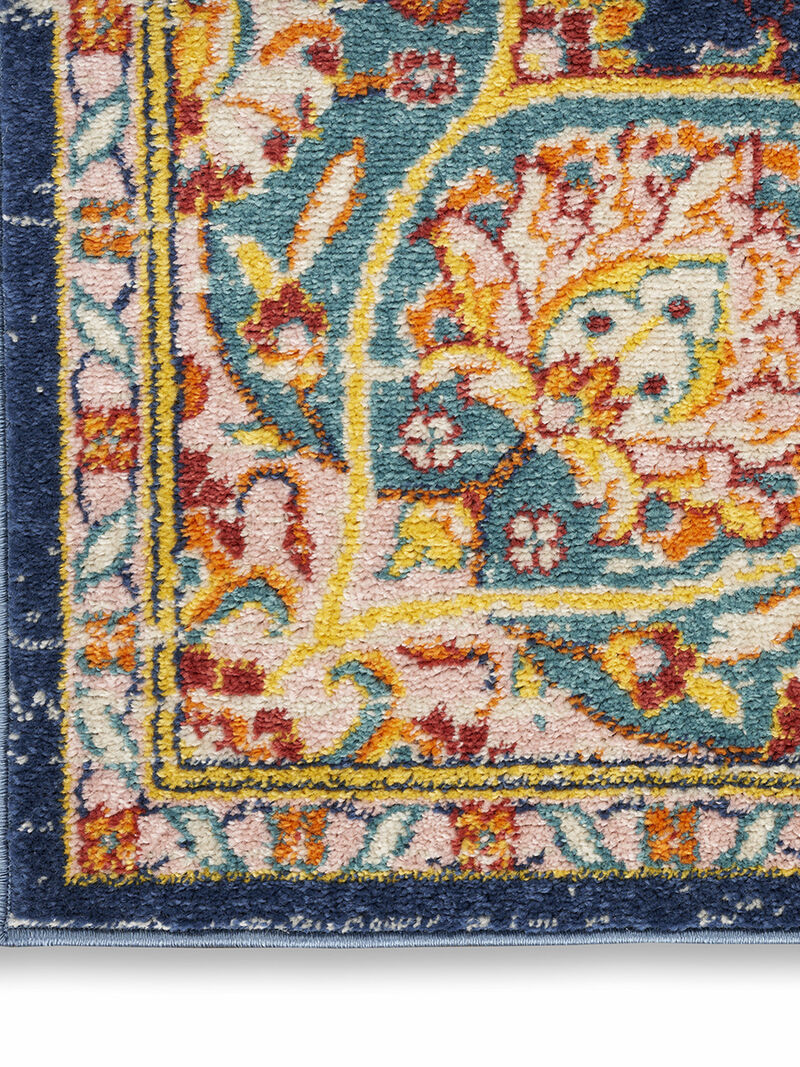 Passion PSN22 Navy/Multicolor 8' x 10' Rug