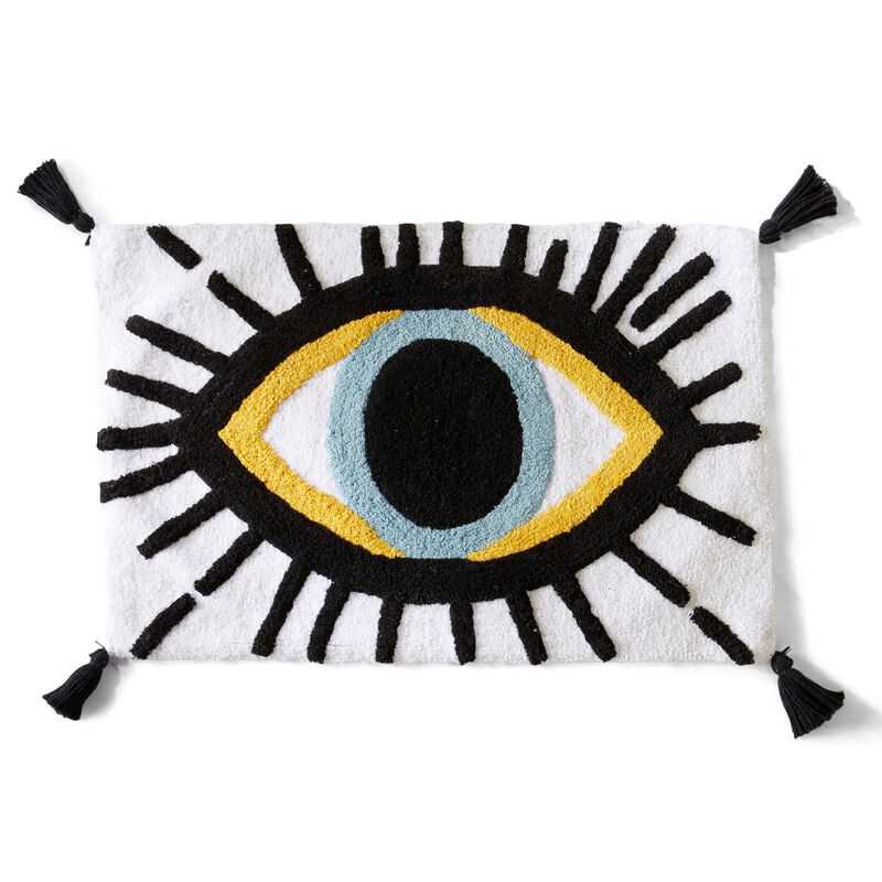 Market & Place Cotton Tufted Printed Bath Rugs