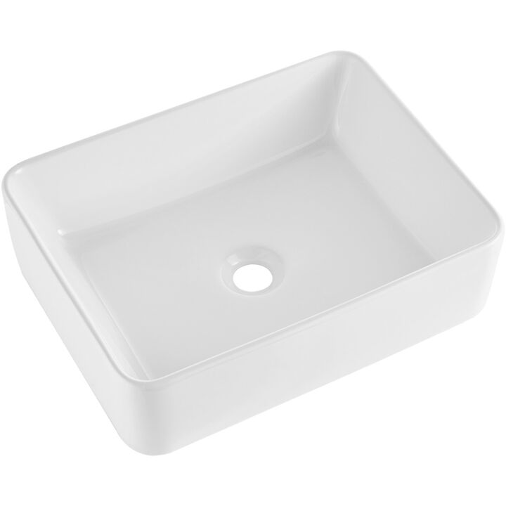 Modern Ceramic Vessel Sink Bathroom Vanity Bowl Countertop