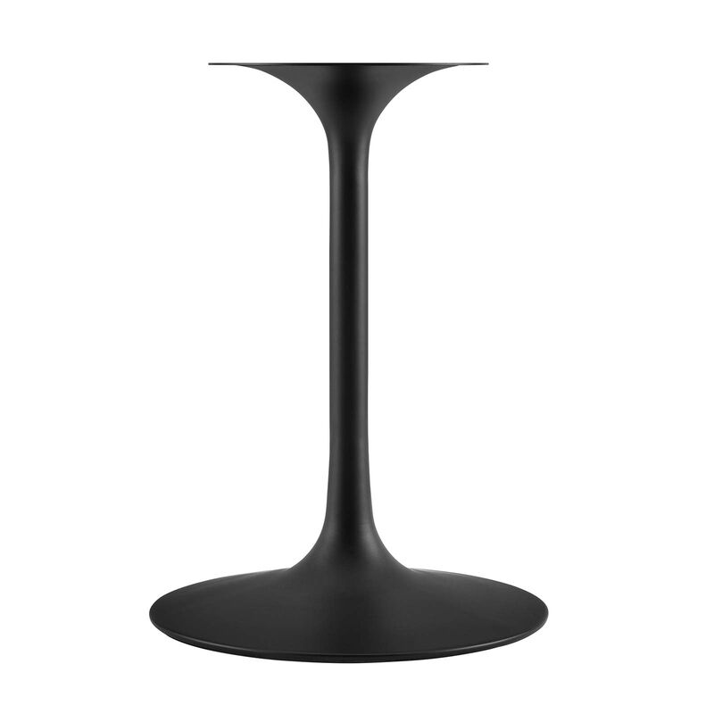 Modway - Lippa 24" Square Dining Table Black White