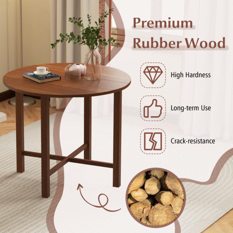 Hivvago Dual Drop Leaf Dining Table for Small Spaces