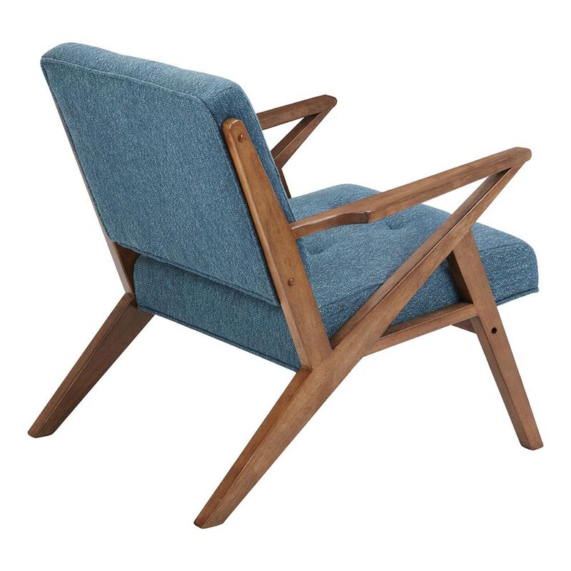 Starlight Canyon Home Blue Accent Chair – Upholstered Lounge Chair for Bedroom or Living Room
