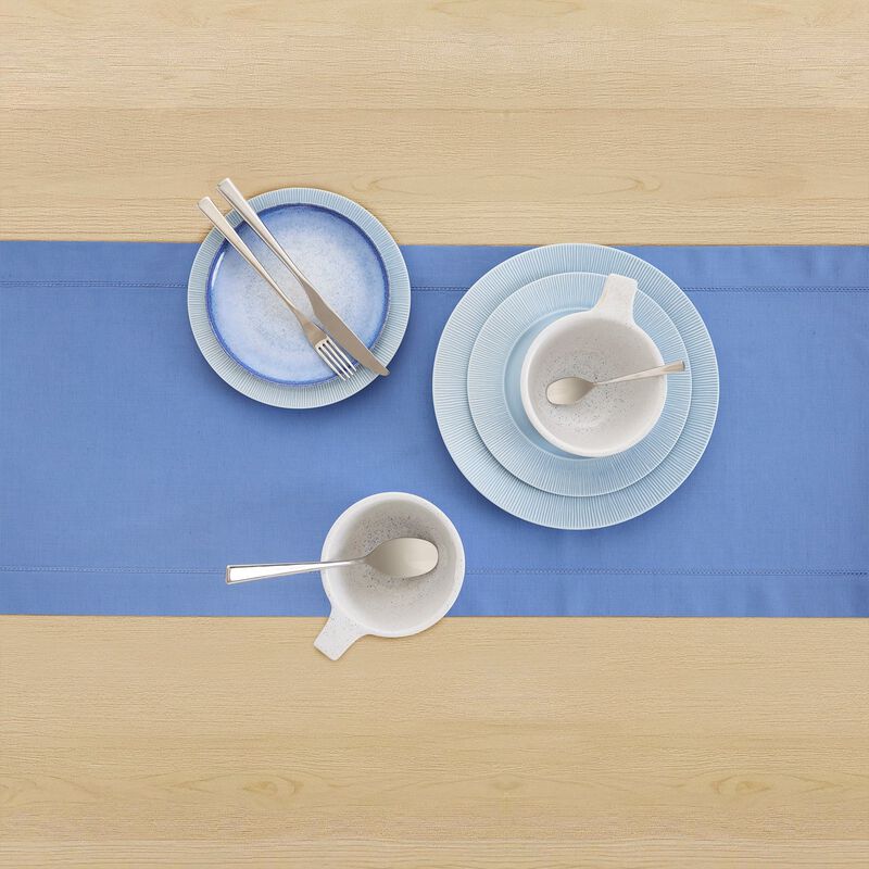 Cotton Linen Table Runner - Cotton Linen Hemstitch image number 2
