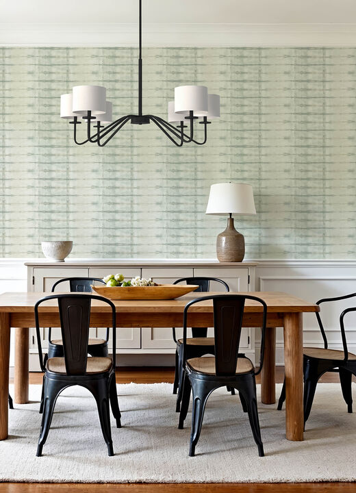 Modulus Seafoam Geometric Stripe Wallpaper (Set of 2)