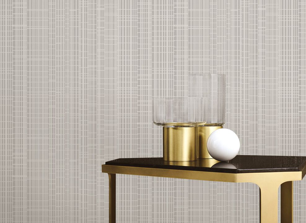 Designer Colors Beige Block Pattern Wallpaper DC30171
