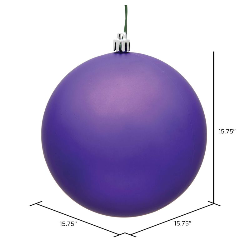 Vickerman Purple Matte Ball UV Drilled - image number 4