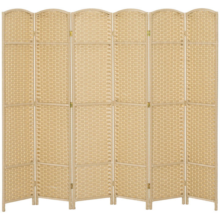 Hivvago 5.6' Tall Freestanding Privacy Screen with 6 Panels