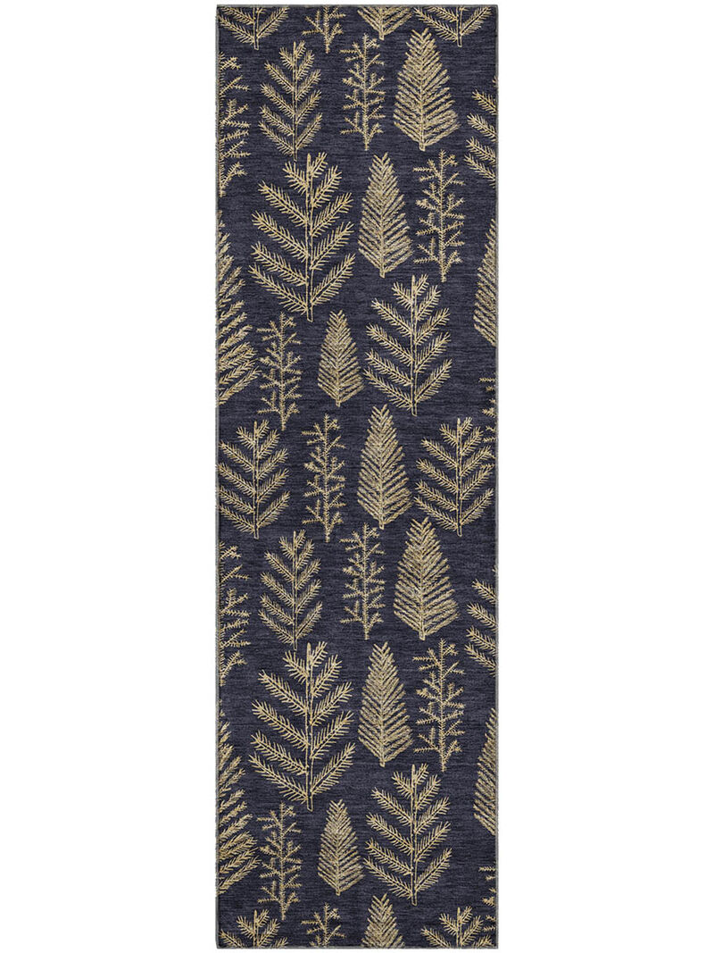 Merry & Bright MY21 Black 2'3" x 7'6" Rug