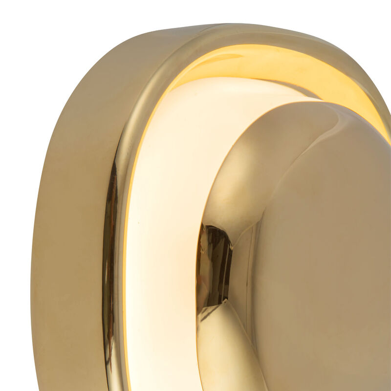 Pebble 8-in Damp-Rated Dimmable LED Wall Sconce image number 8
