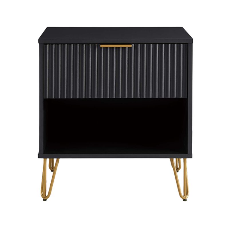 Dumbo 1-Drawer Nightstands in Black (Set of 2) image number 0