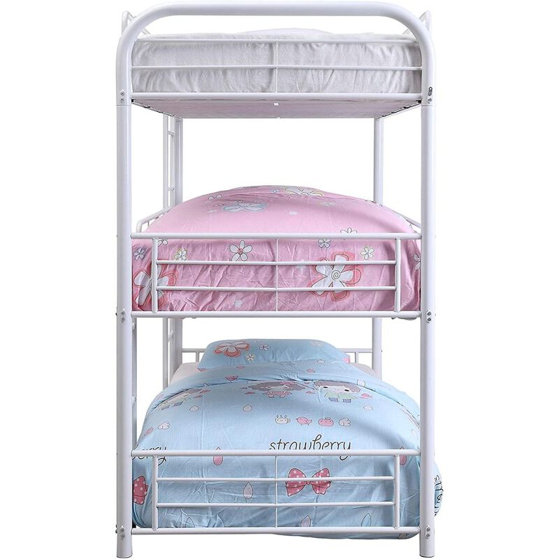 Cairo Bunk Bed - Triple Twin in White