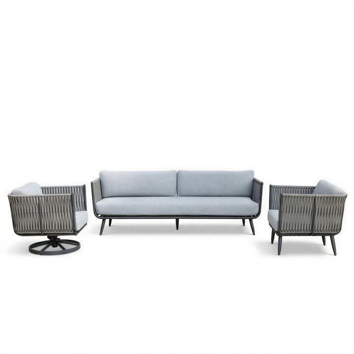 Elementi Milano 3-Piece Patio Furniture Set