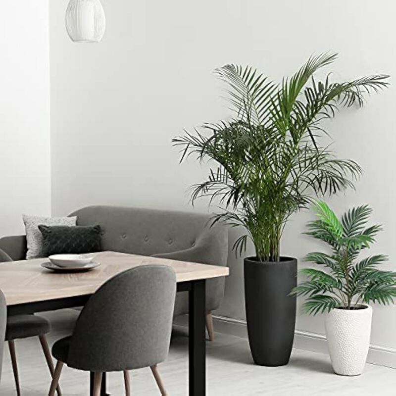 2 Pack White Artificial Greenery Plants Outdoor Wedding Centerpiece Decor image number 3