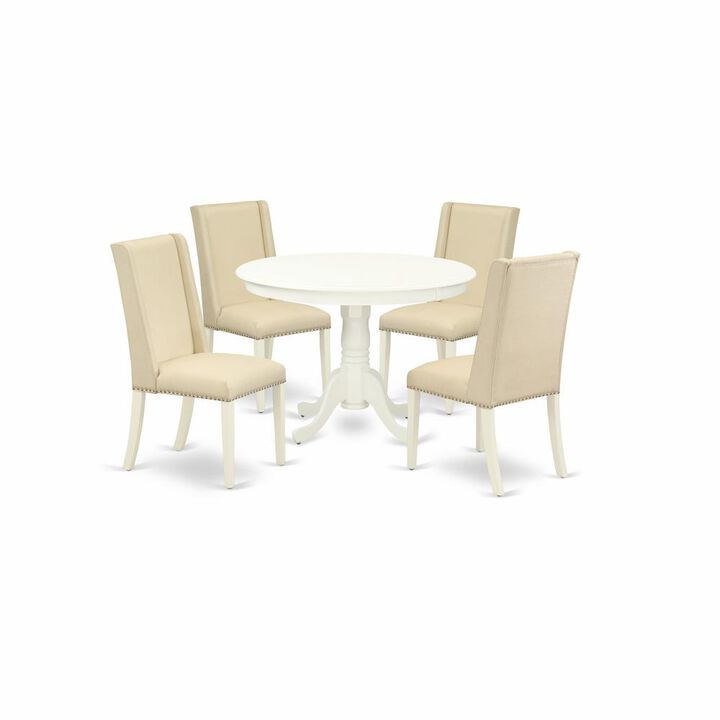 Dining Room Set Linen White
