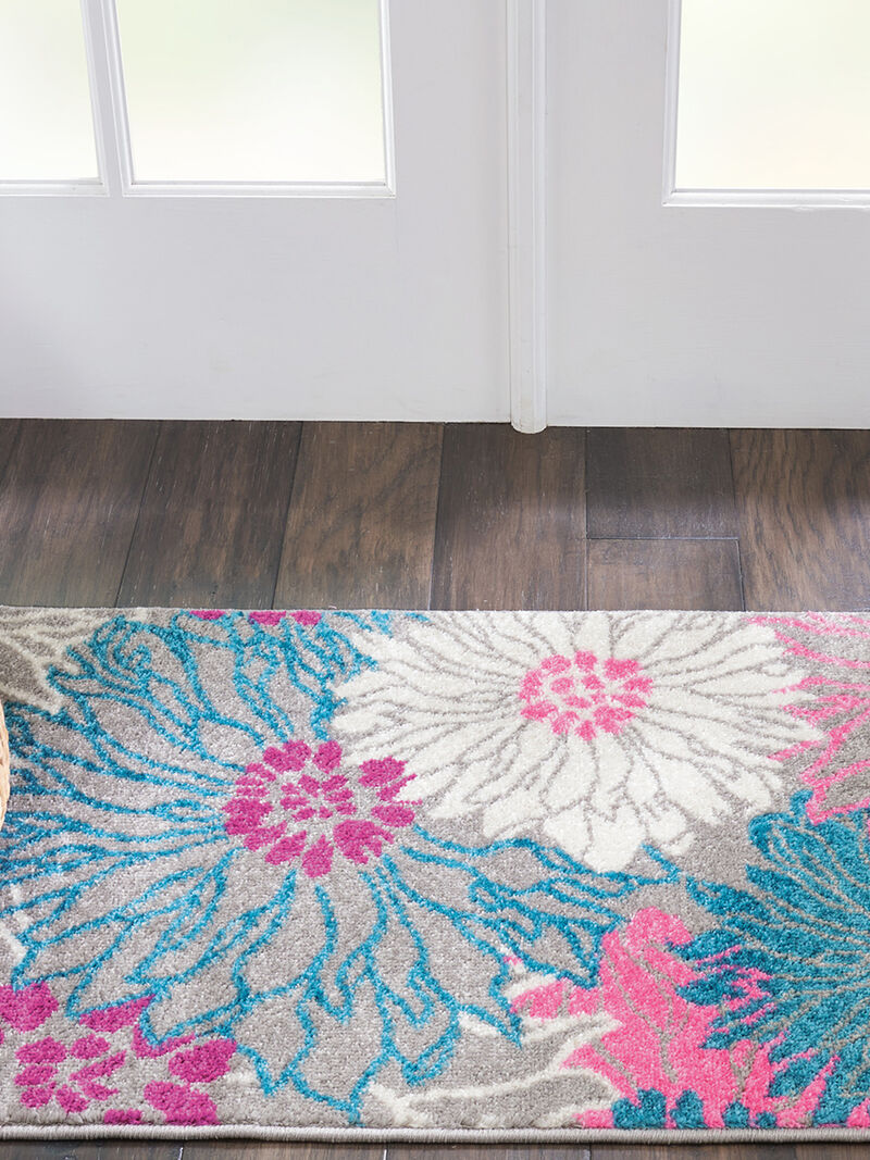 Passion PSN17 Gray 1'10" x 6' Rug image number 6