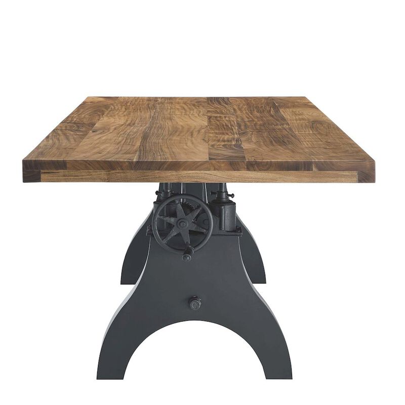Genuine 96" Crank Adjustable Height Dining and Conference Table image number 4